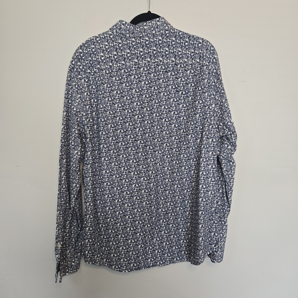 Goodfellow & Co Navy Floral Shirt - Picture 2 of 8